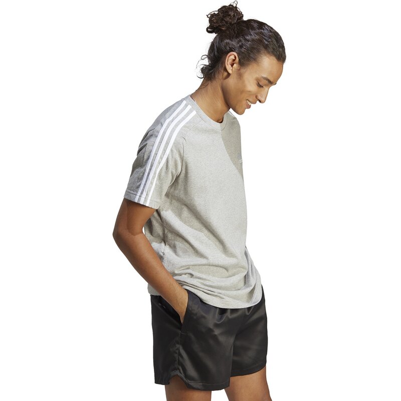 Футболка первой необходимости, одинарный джерси, 3 полоски Adidas, мультиколор — фото 4