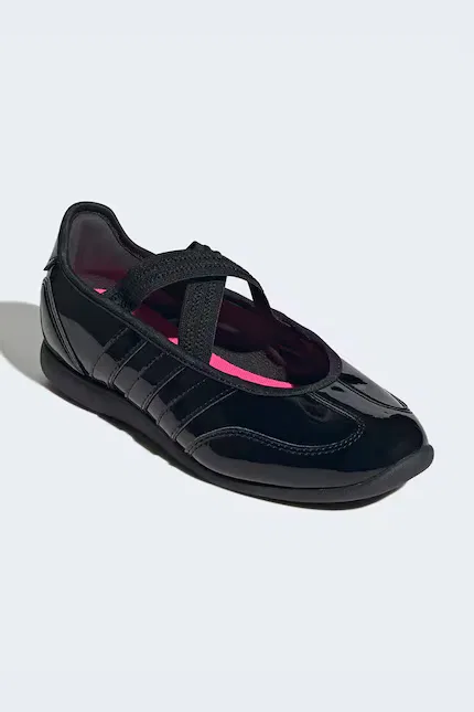 Балетки Mary Jane Adidas, черный — фото 2