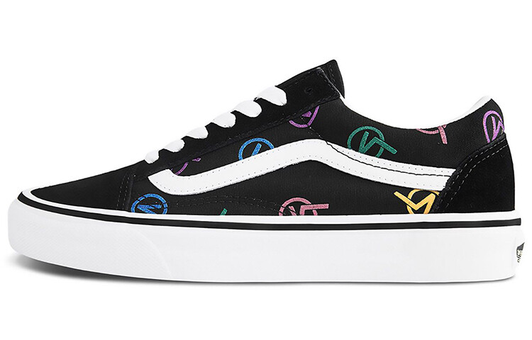 

Кроссовки Vans Old Skool Black Colored Logo 'Black White'