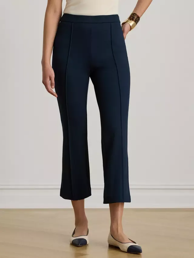 Укороченные брюки-клеш Lauren Pintuck, темно-синие Ralph Lauren