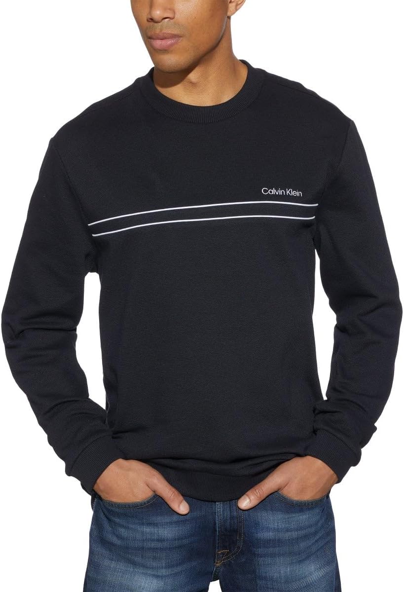 

Мужская толстовка Calvin Klein Standard Fit с круглым вырезом, Black, Черный, Мужская толстовка Calvin Klein Standard Fit с круглым вырезом, Black