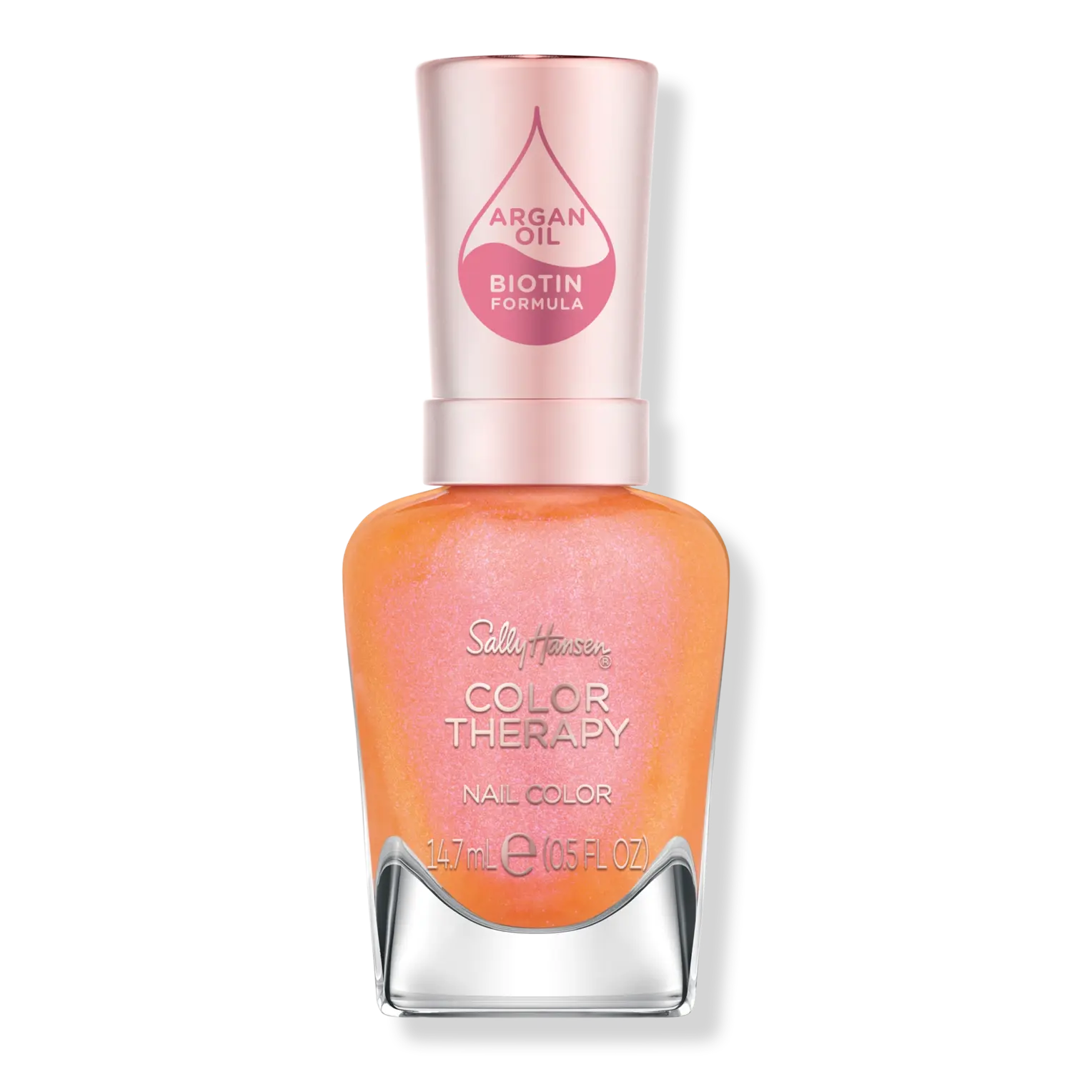 

Коллекция лаков для ногтей Color Therapy Sally Hansen, Tangerine Dream​ (shimmery orange)