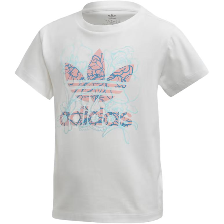 Футболка белая детская для возраста 3-7 лет Adidas Originals — фото 2