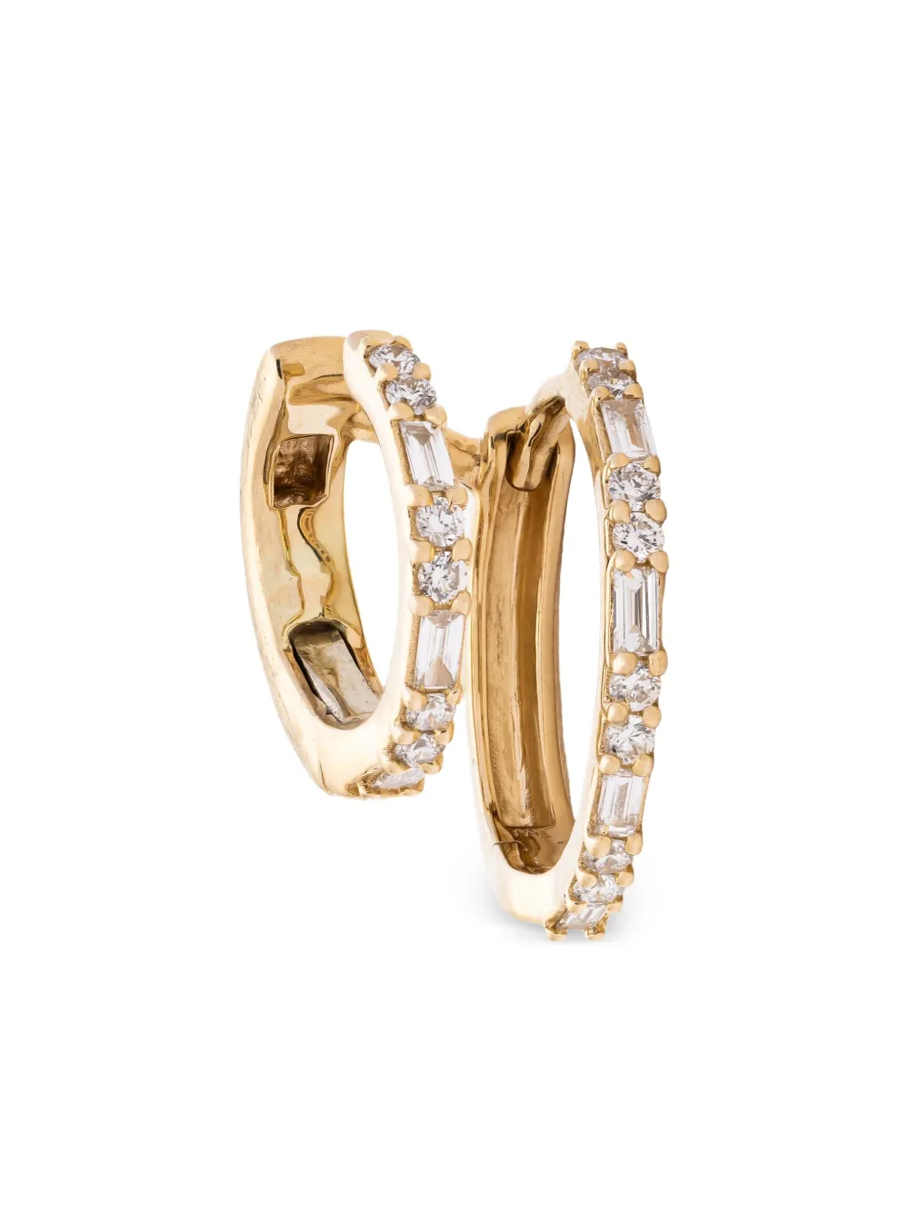 

Серьга Marie из желтого золота 14 карат с бриллиантом The Wild Jwls, золотой