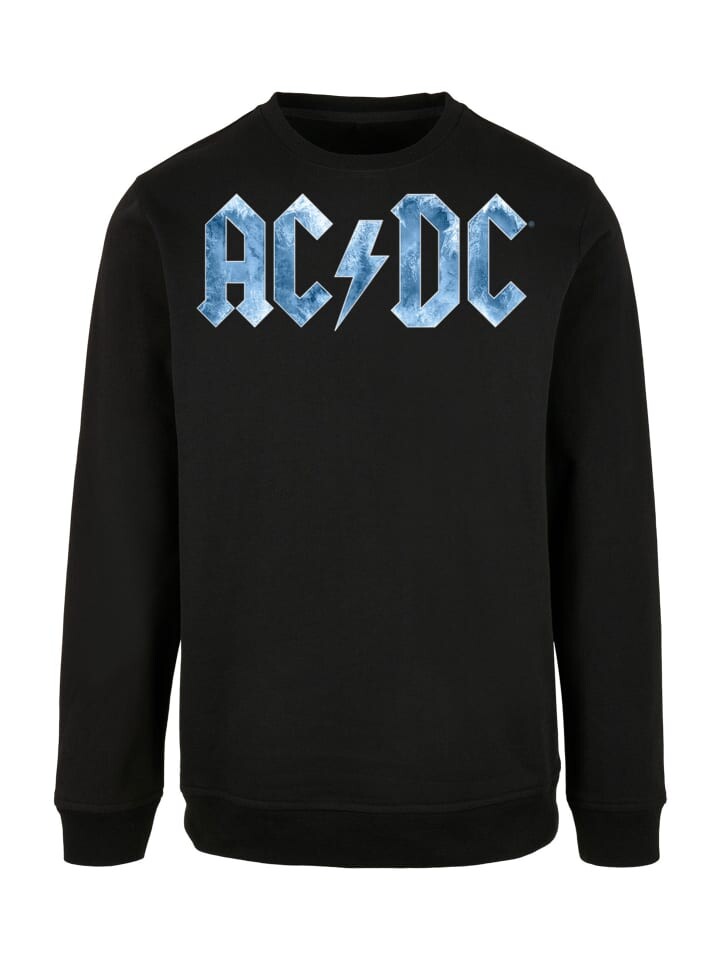 

Толстовка F4NT4STIC ACDC Rock Musik Band Blue Ice Logo, черный