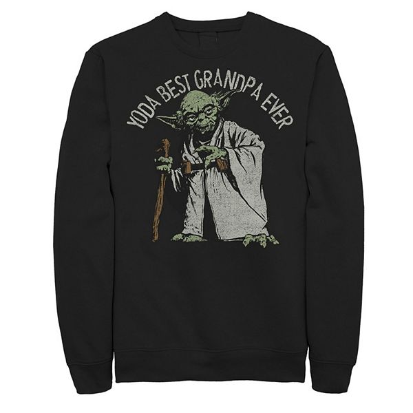 

Мужской свитшот из флиса Star Wars Yoda Best Grandpa Ever Licensed Character