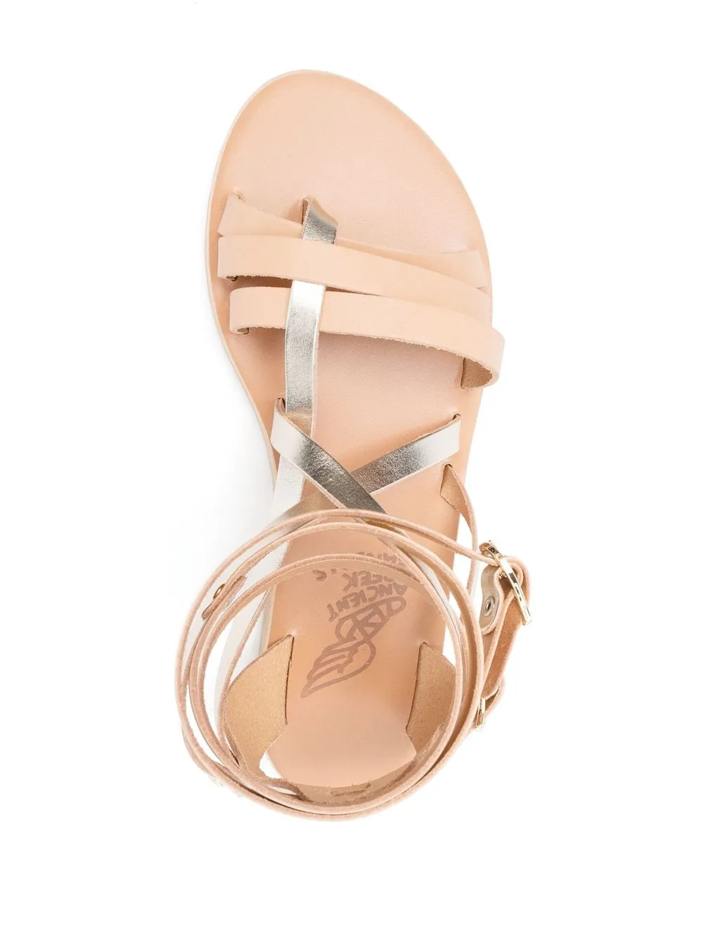 Сандалии Satira с ремешком на щиколотке Ancient Greek Sandals, нейтральный — фото 4