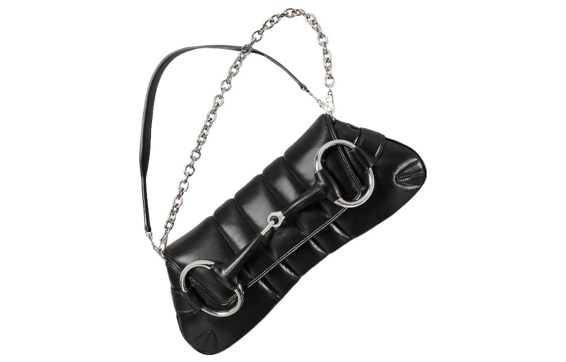 Женская сумка-клатч Gucci из натуральной кожи, модель 'Коньковая удила 1955' — фото 4
