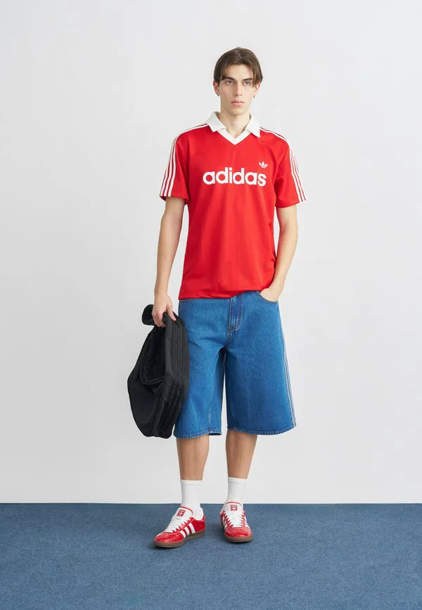 Рубашка поло Adidas Originals, Better Scarlet — фото 2
