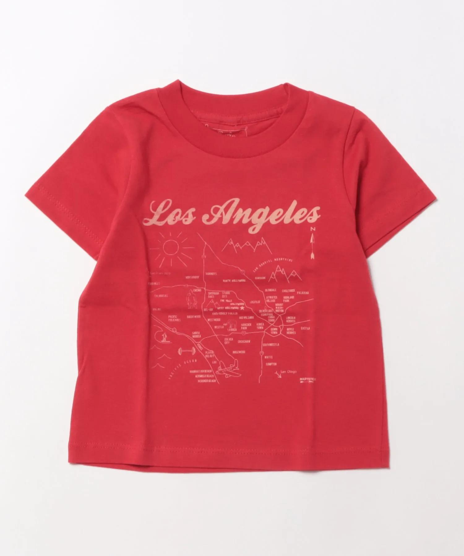 Детская футболка MAPTOTE #TT SS TEE Wonder apartment красная