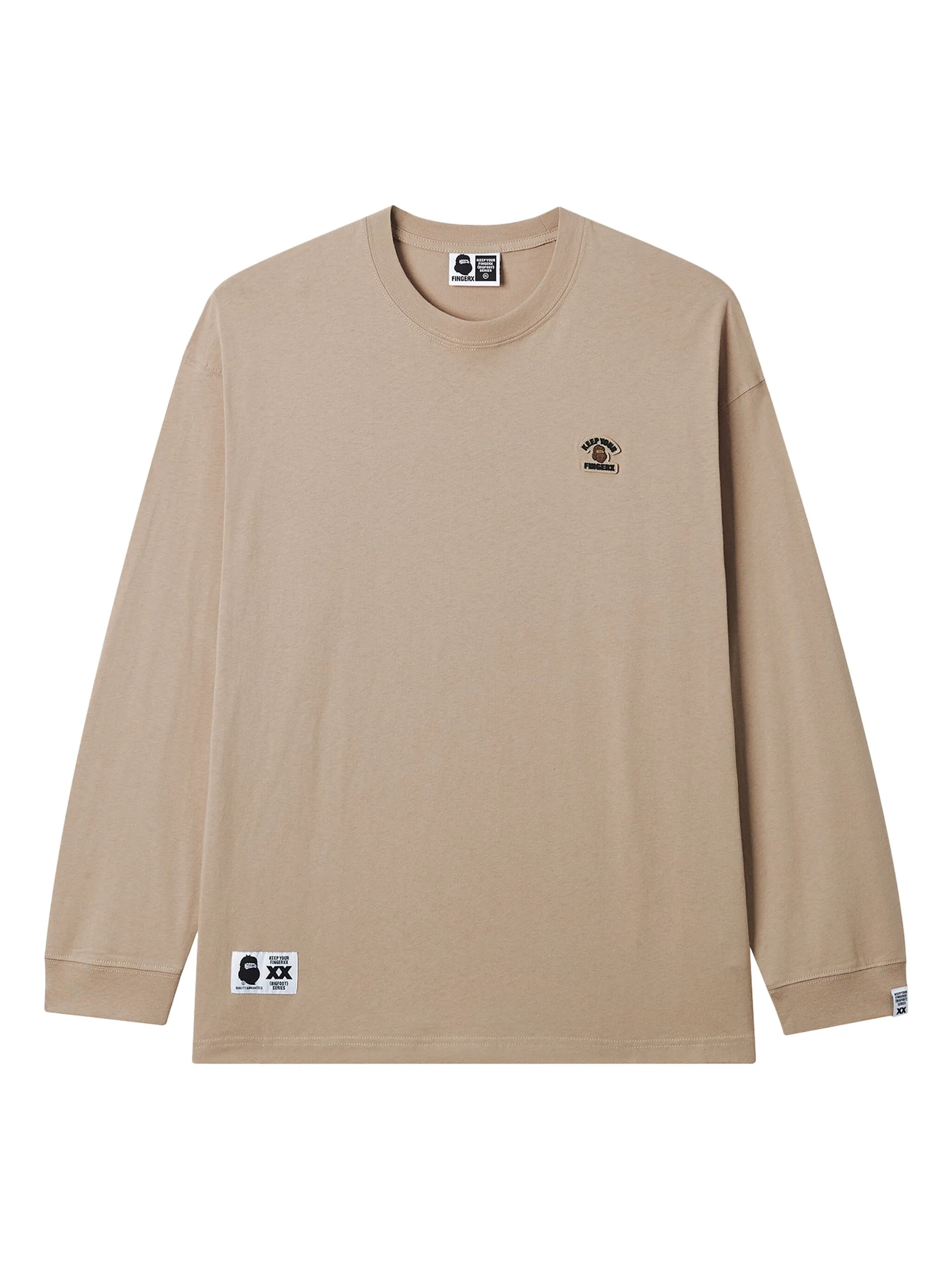 

Футболка с длинными рукавами и вышивкой Fingercroxx, коричневый