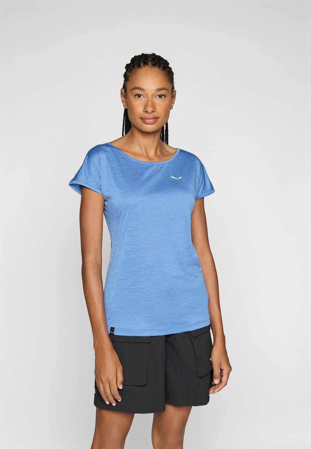

Спортивная футболка PUEZ TEE Salewa, цвет Morning Blue