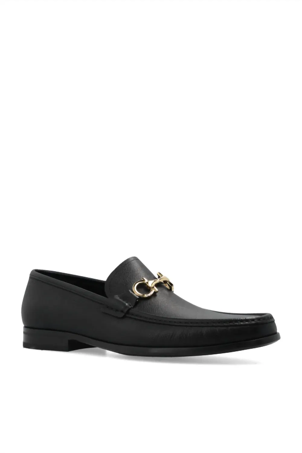 Salvatore Ferragamo Мужские мокасины Chris Slip On черного цвета
