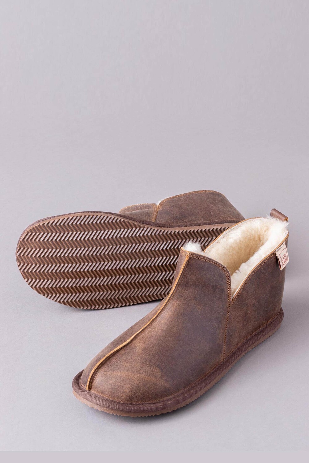 Lakeland коричневые кожаные мужские ботильоны без шнуровки Lakeland Leather, коричневый — фото 2