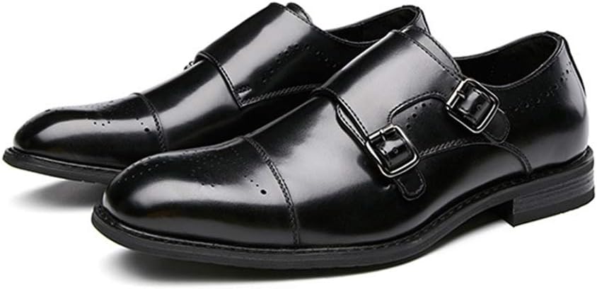 

Мужские монашеские туфли, рабочие, банкетные, свадебные туфли, ретро из коровьей кожи, деловые кожаные туфли, обувь, черные - 41/UK 7.5/US 8 Grvpm