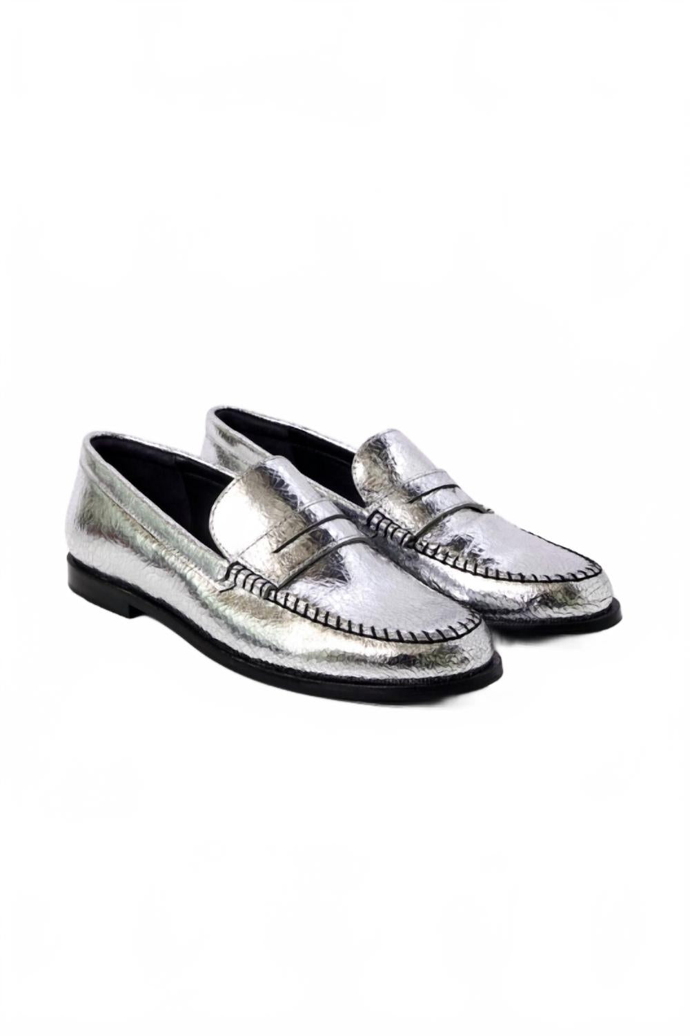 Женские мюли с петельным узором в бледно-сером цвете Free People, Pale Pewter