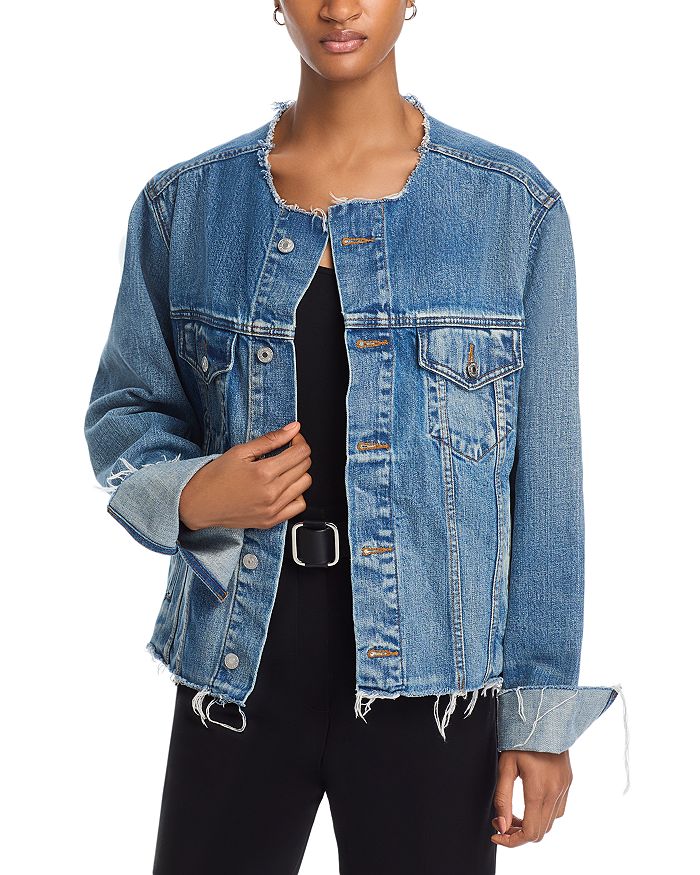 

Куртка Trucker Jacket Cutoff Denim RE/DONE, синий