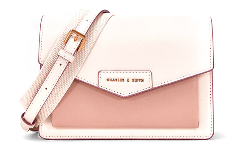 

Charles&Keith CHARLES & KEITH Женская сумка на плечо серии HERO, Глина