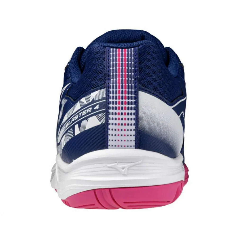 Кроссовки для бадминтона «Sky Blaster 4» от Mizuno, Navy X Pink — фото 4