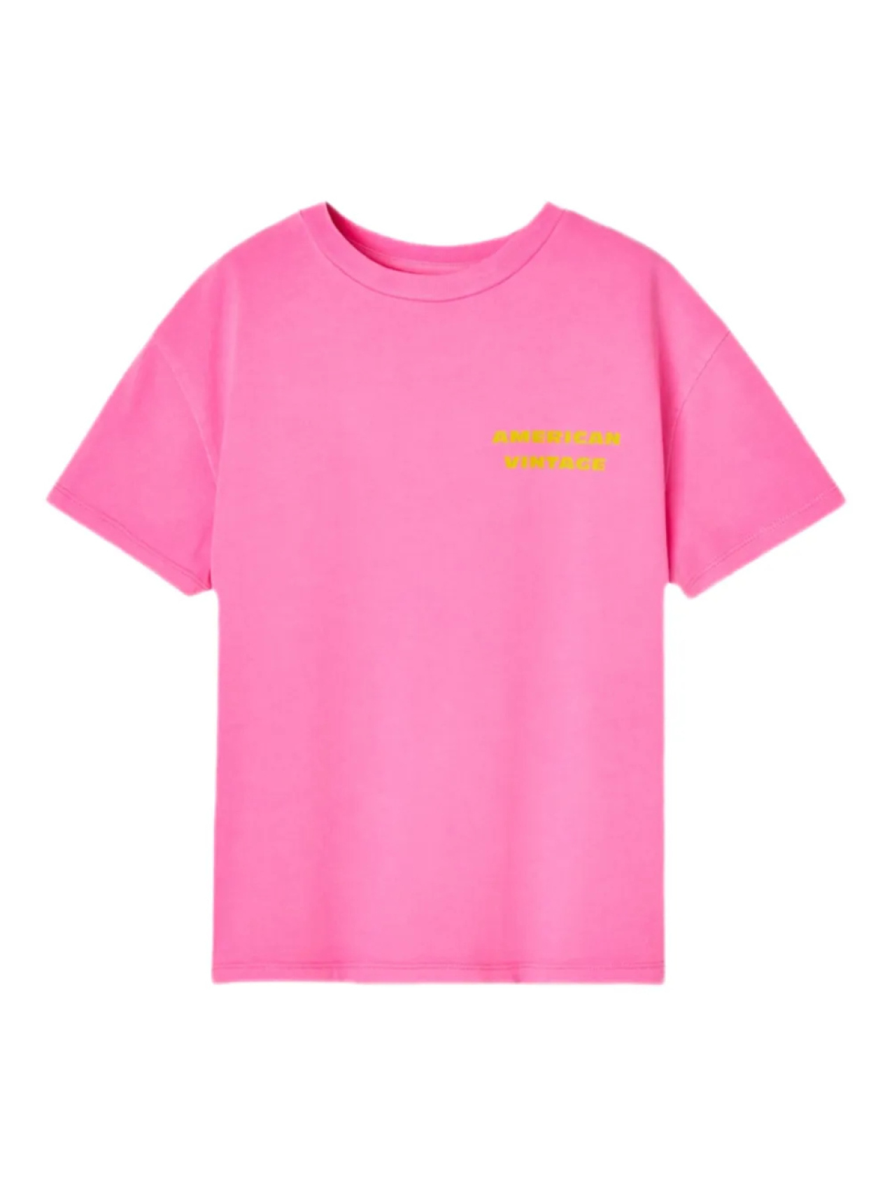 

Футболка с логотипом American Vintage Kids, розовый
