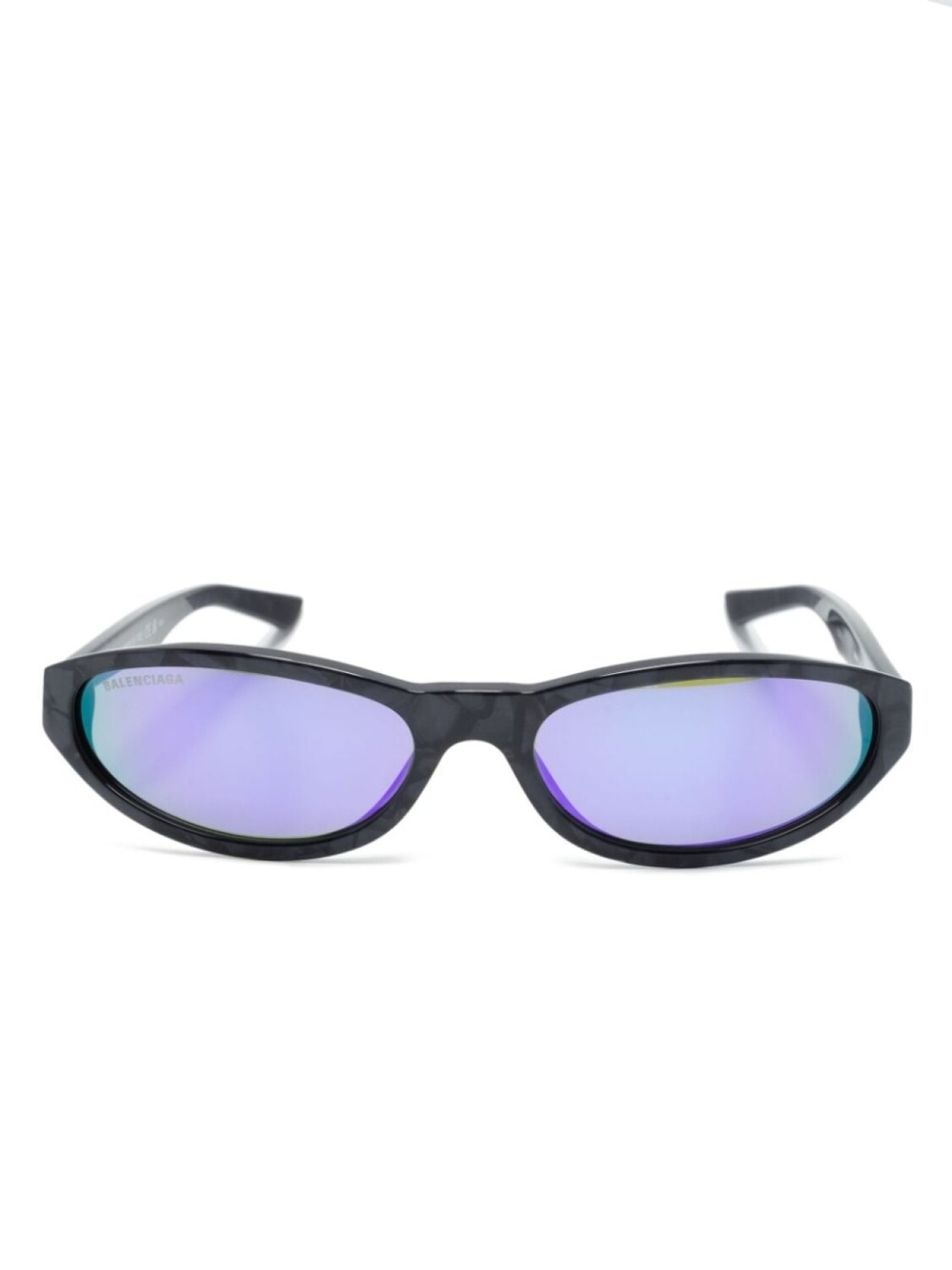 

Balenciaga Eyewear солнцезащитные очки в овальной оправе, фиолетовый