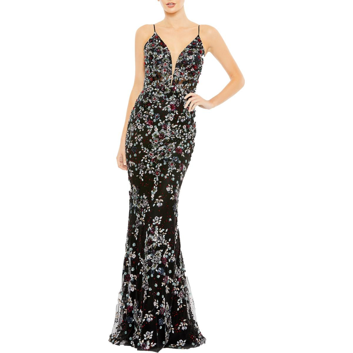 

Женское вечернее платье с корсетом Illusion Mac Duggal