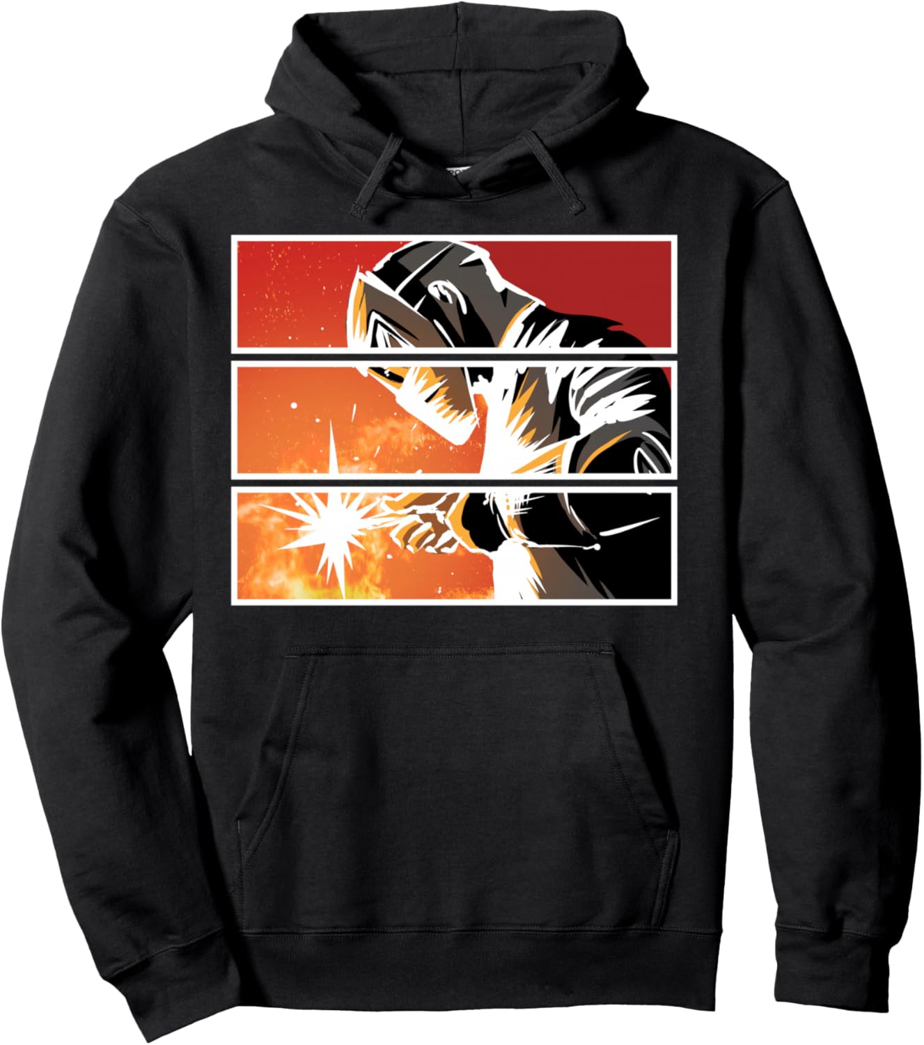 

Сварщик Иллюстрация Сварщик Гордый Сварщик Толстовка Proud Welder, черный