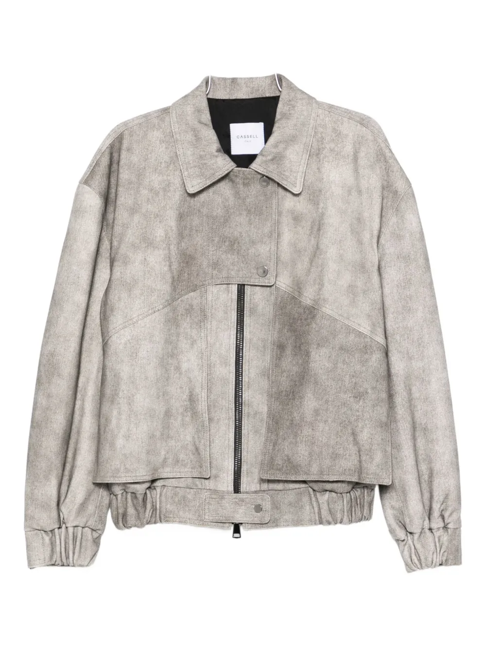 

Куртка на молнии с воротником Cassell, серый