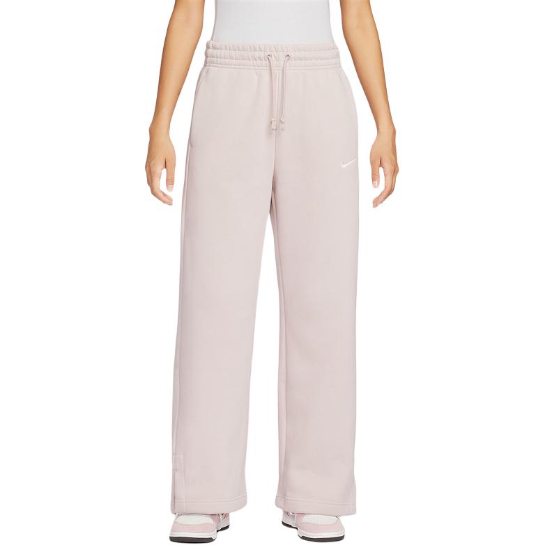 Женские вязаные спортивные штаны as w nsw phnx flc hr pant wid Nike, розовый — фото 3