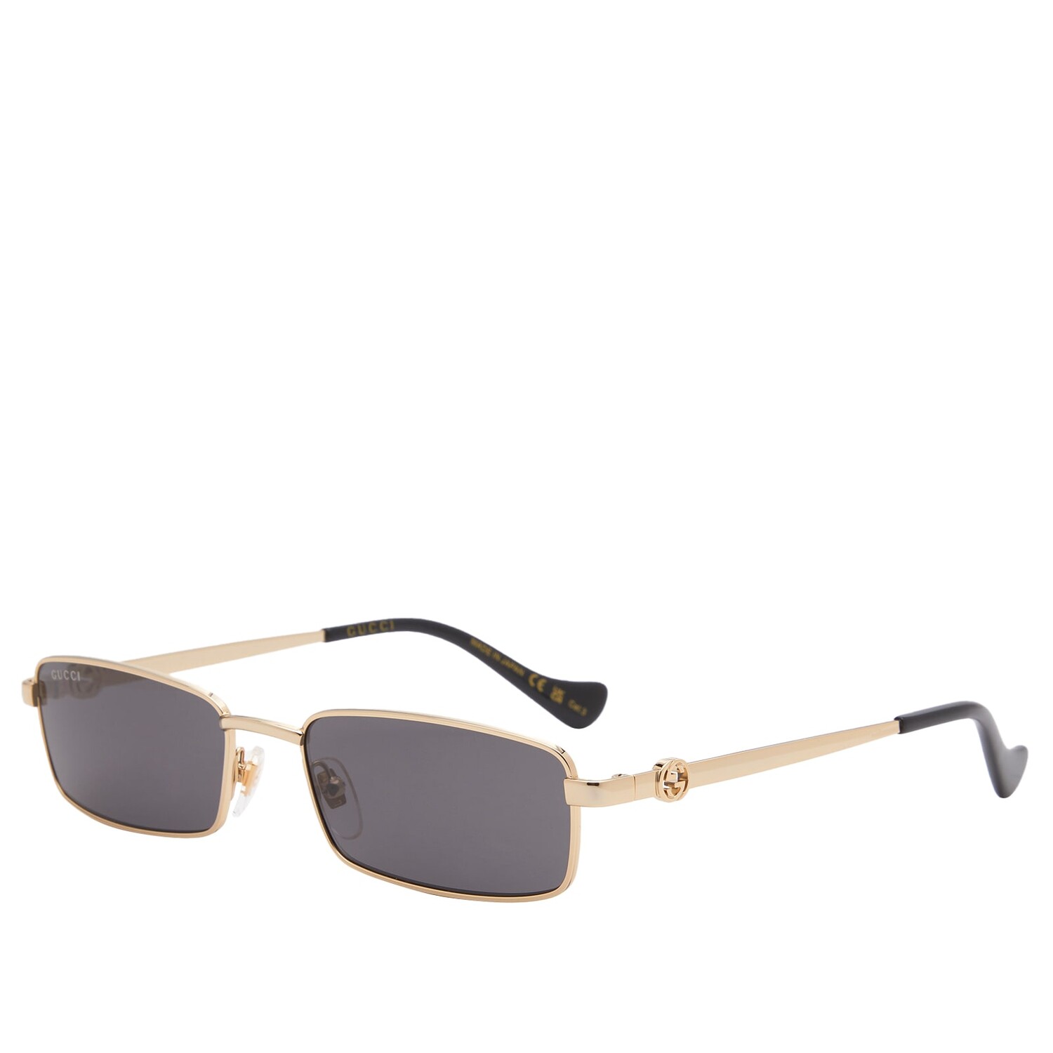 

Солнцезащитные очки Gucci Eyewear Gg1600S Sunglasses, цвет Gold & Grey