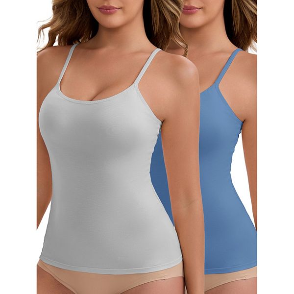 

Женский топ с круглым вырезом и регулируемыми бретелями на косточках, набор Inspire Chic, Blue Grey