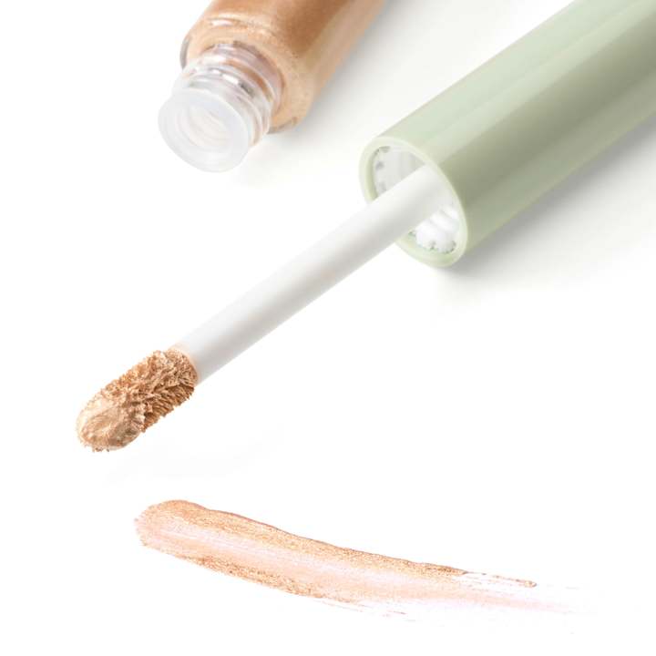 Тени для век alverde NATURKOSMETIK Lidschatten Liquid 01 Golden Glow, 3,9 ml — фото 3
