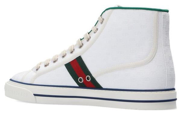 Кроссовки tennis 1977 high 'white mini gg' Gucci, белый — фото 3