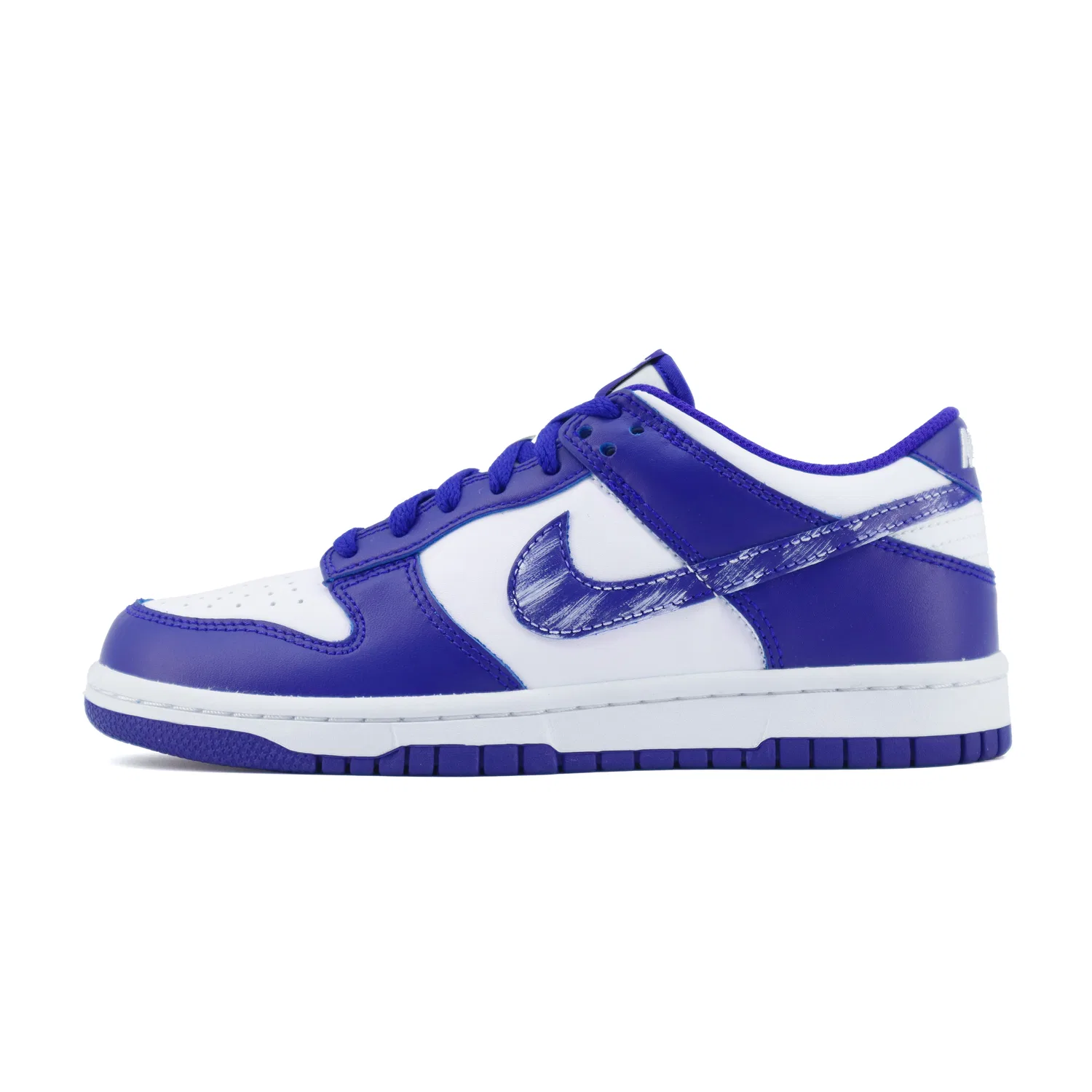 Кроссовки Dunk Low в минималистичном стиле, освежающие, удобные, универсальные, повседневные для студентов, с рисунком, кожаные, для пары Nike, Blue White — фото 3