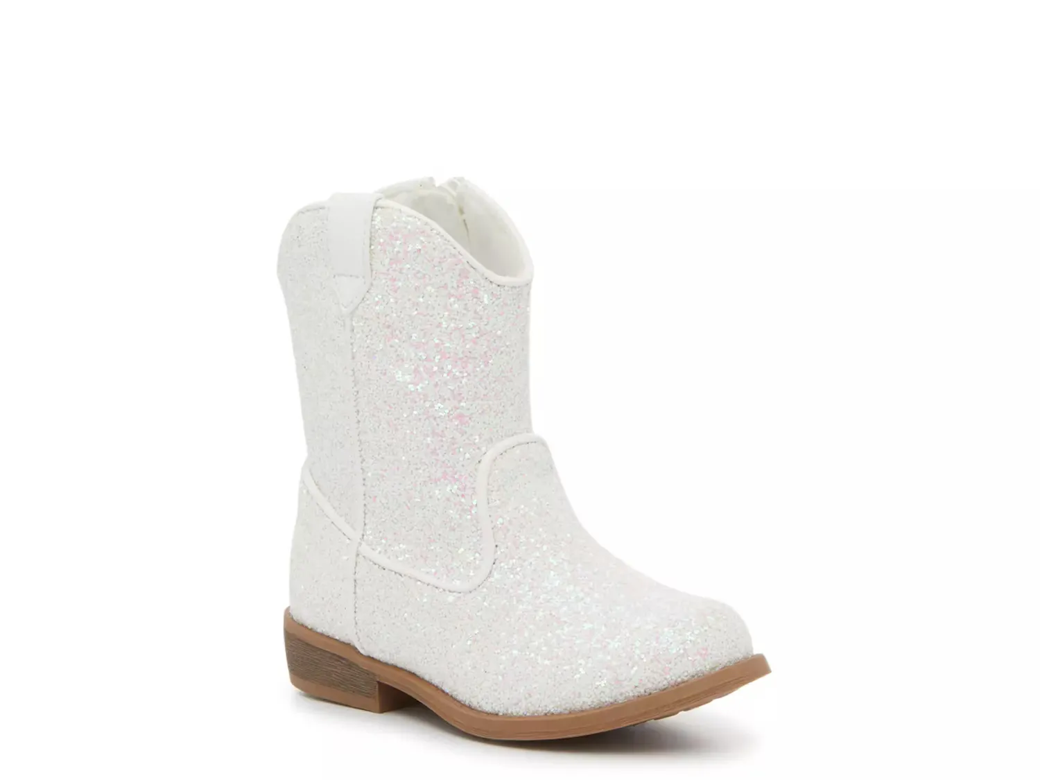 

Ботинки ковбойские - детские Kelly & Katie, White/Pink Iridescent