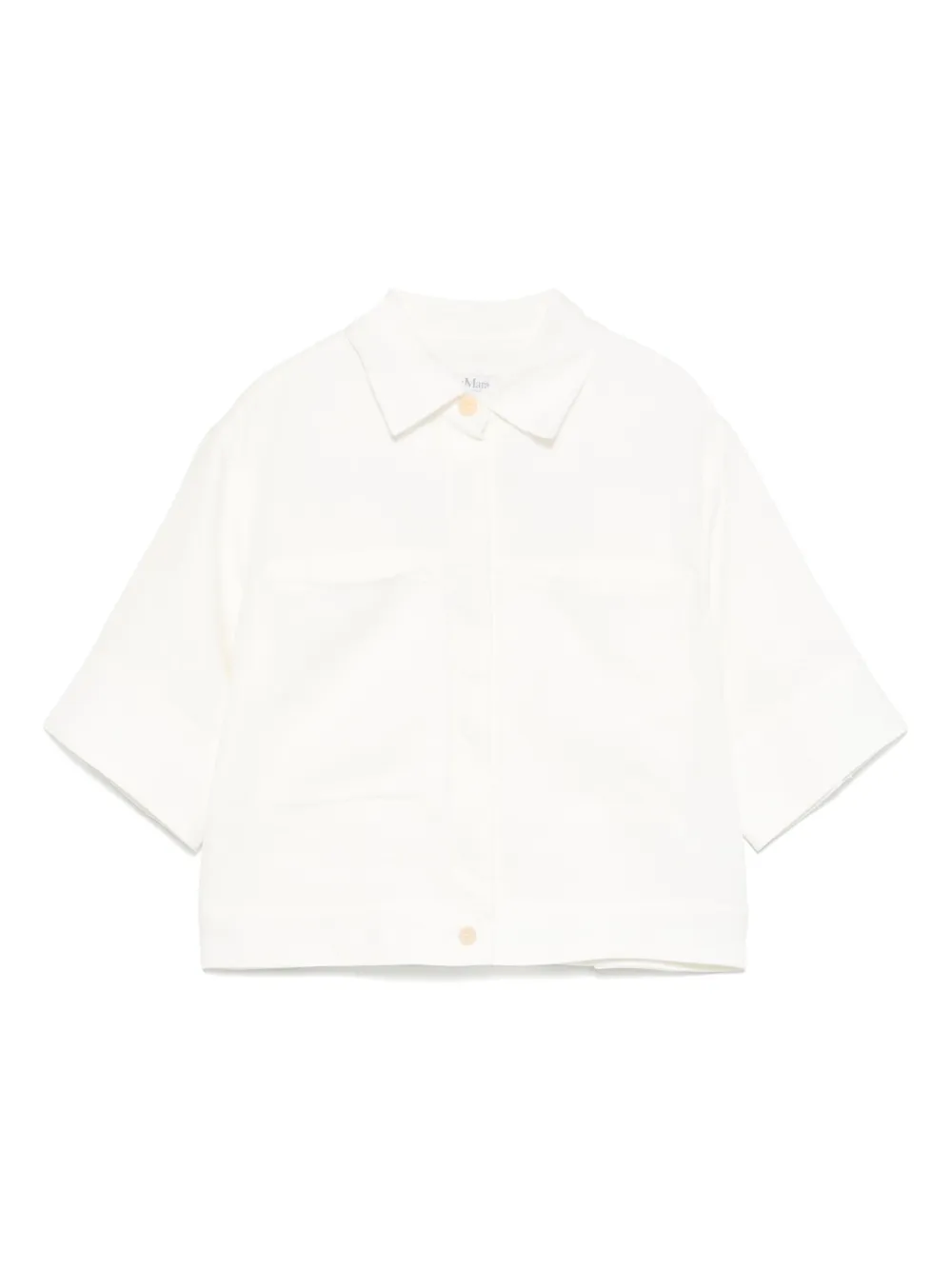 

Льняная рубашка MAX MARA, белый