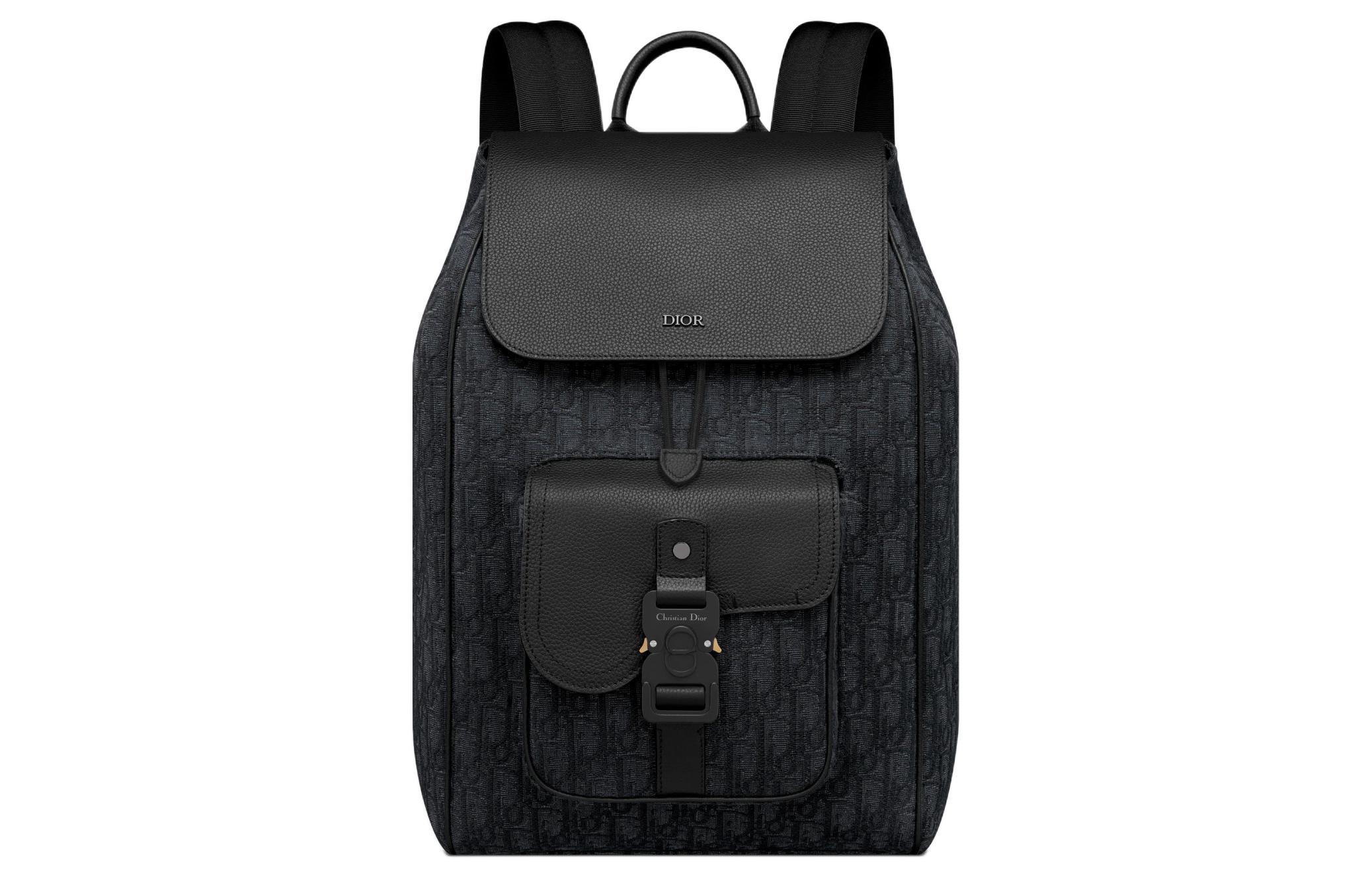 

DIOR Рюкзак мужской из зерненой телячьей кожи Black