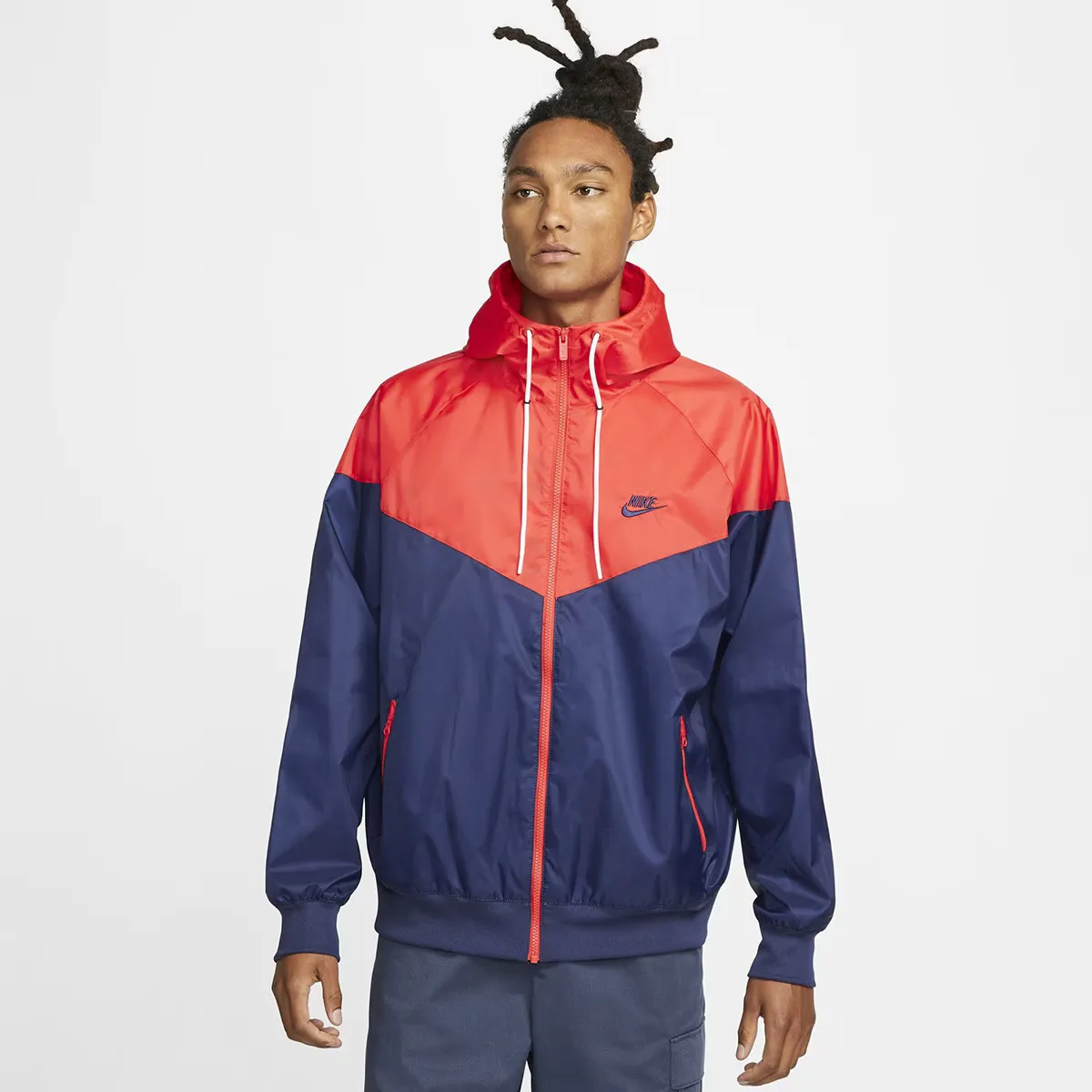 

Мужская спортивная одежда Heritage Essentials Windrunner Nike Куртка, синий