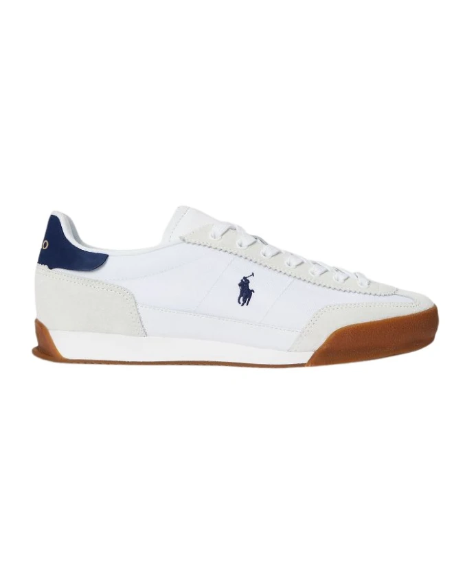 

Кроссовки в стиле ретро-теннисных туфель Polo Ralph Lauren, белый