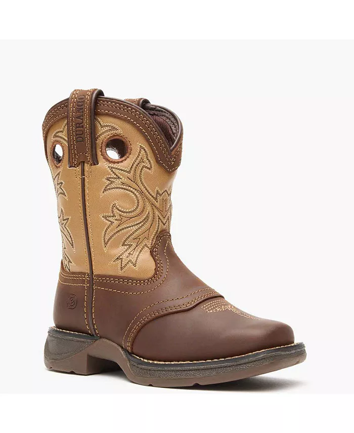 

Детские ковбойские ботинки Lil Rebel от Kids Brown Tan Durango, коричневый
