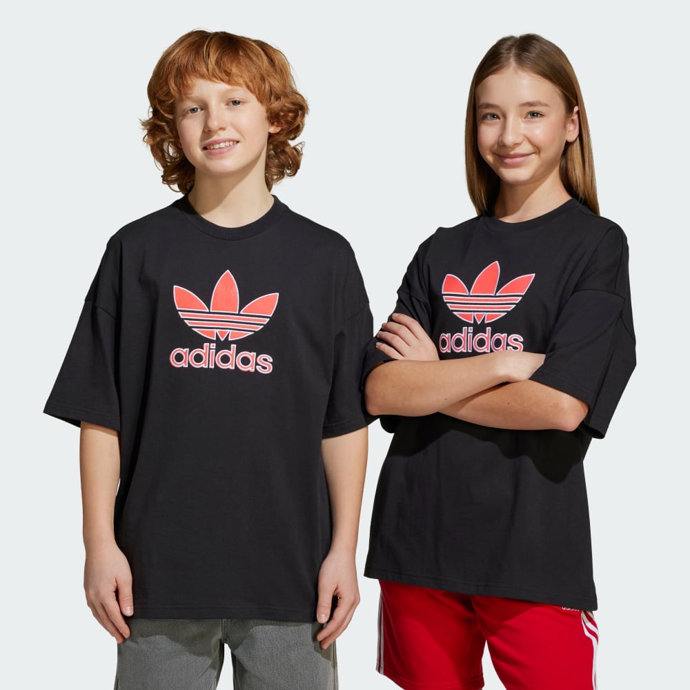 

Футболка Adidas Oversize Trefoil Tee, черный