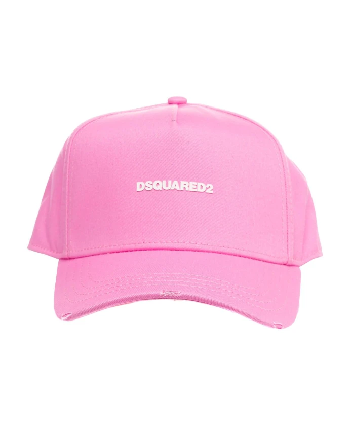 

Бейсболка с логотипом, регулируемая застежка Dsquared2, розовый