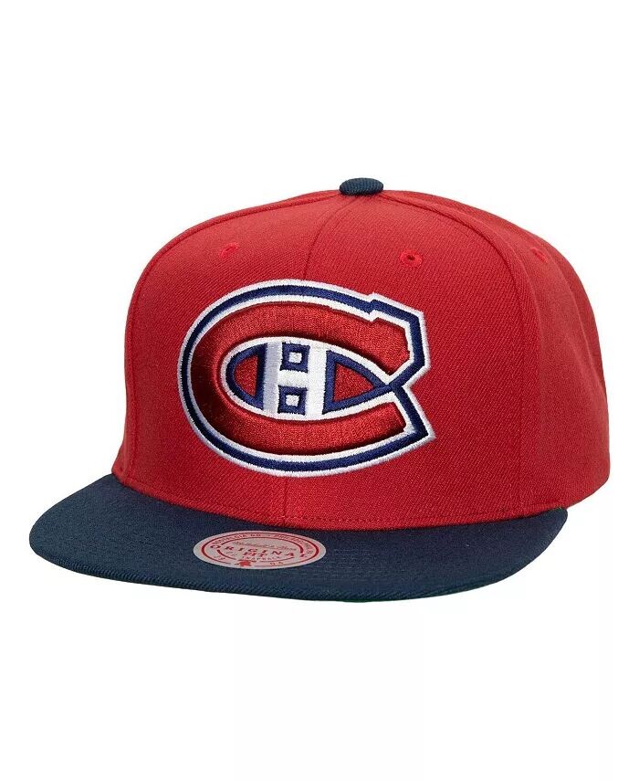 

Мужская красная кепка Snapback Montreal Canadiens Core Team Ground 2.0 Mitchell & Ness, красный