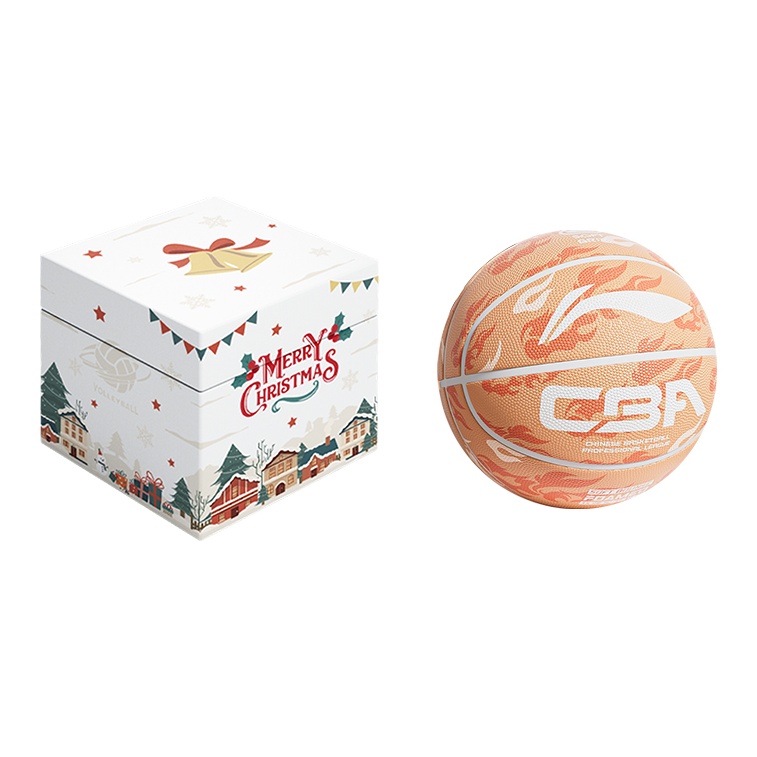 

LINING Резиновый баскетбольный мяч orange white размер 5/7 тренировочный china