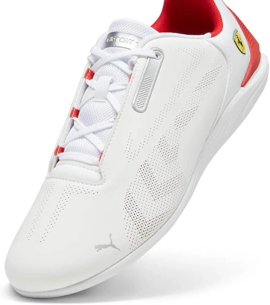 Мужские кроссовки PUMA Ferrari Drift Cat Decima 2.0, Puma White Rosso Corsa — фото 2