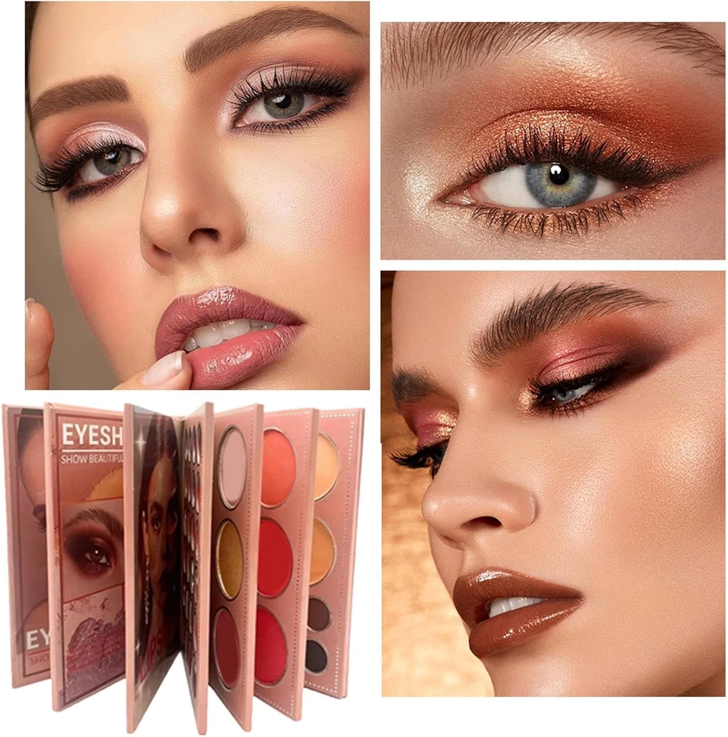 Палетка для макияжа Makeup Book Palette, мультиколор, 1 шт — фото 4