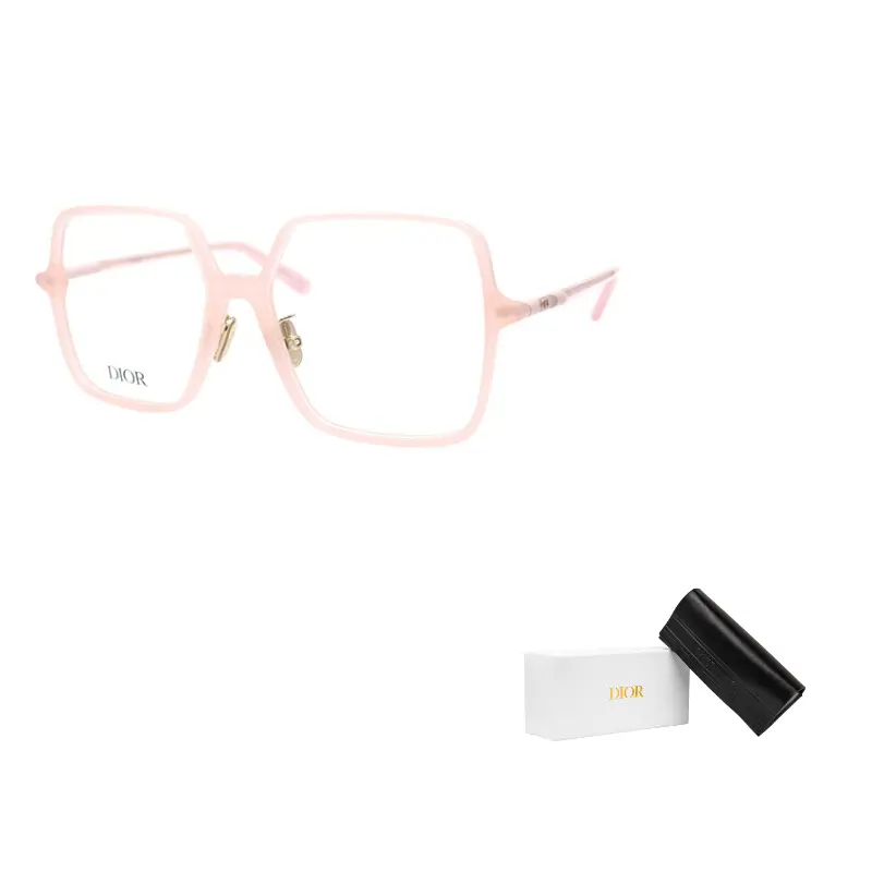 

DIOR Пластиковая оправа квадратной формы для очков женская, Pink