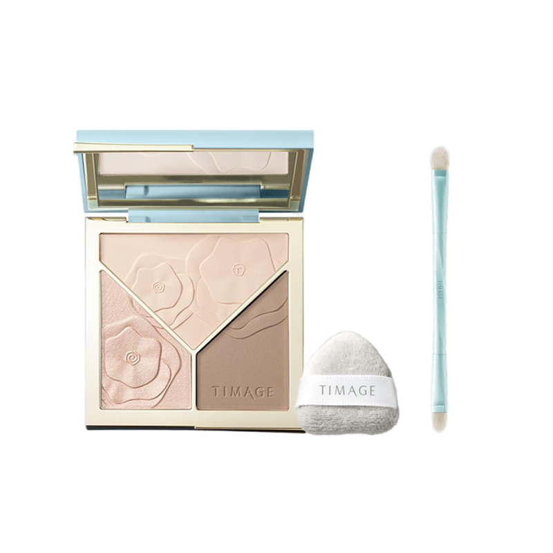 Пластина для коррекции тона кожи Floating Glimmering Shadow Natural Brightening TIMAGE — фото 4