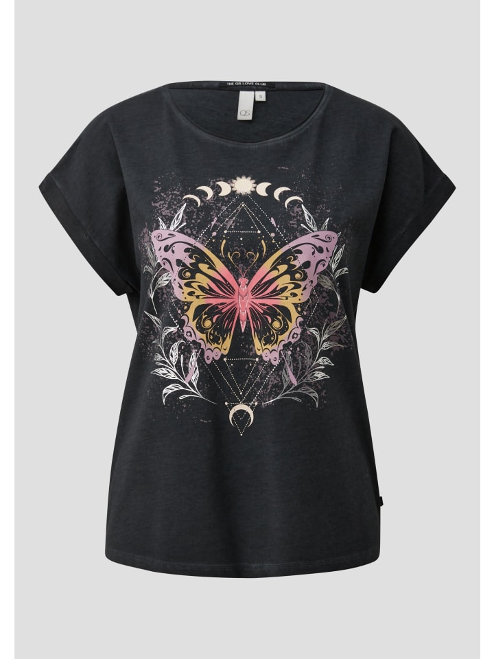 

QS Футболка цвета 99D0_черный