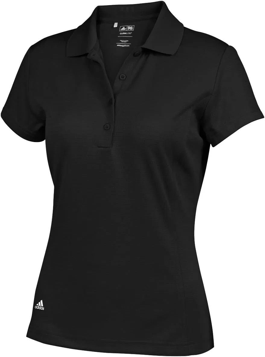 Женское поло Adidas, цвет Black/White
